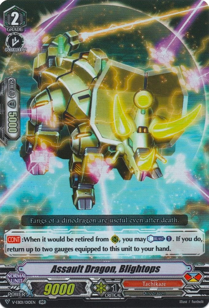 Assault Dragon, Blightops (V-EB01/010EN) [The Destructive Roar]