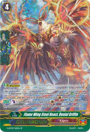 Flame Wing Steel Beast, Denial Griffin (G-BT07/S21EN) [Glorious Bravery of Radiant Sword]