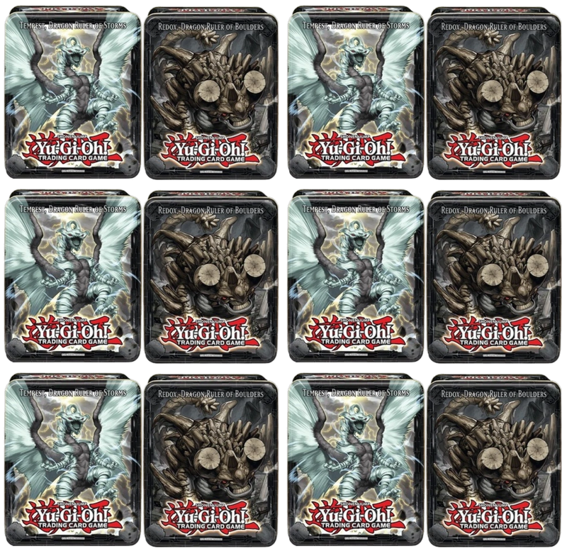 Collector's Tin Display (Redox, Dragon Ruler of Boulders & Tempest, Dragon Ruler of Storms)