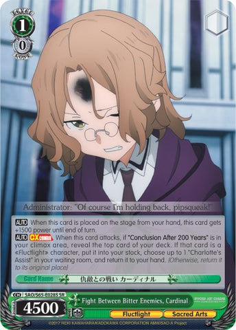 Fight Between Bitter Enemies, Cardinal (SAO/S65-E028S SR) [Sword Art Online -Alicization-]