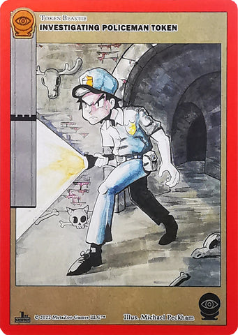 Investigating Policeman Token [Seance: First Edition]